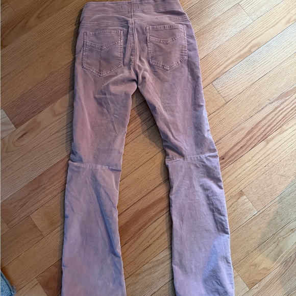 Pink We the Free Bottoms Penny Pull Up Flare Courderoys - Picture 3 of 9